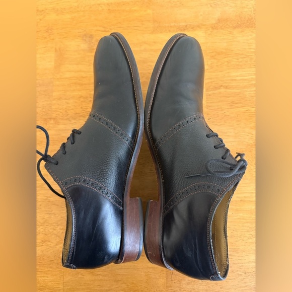 Cole Haan Williams Casual Saddle Men\'s Size 8.5 Black Lace up Oxfords C14389 main image 9